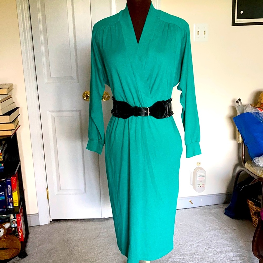 Vintage rare St Gillian cotton jersey knit dress